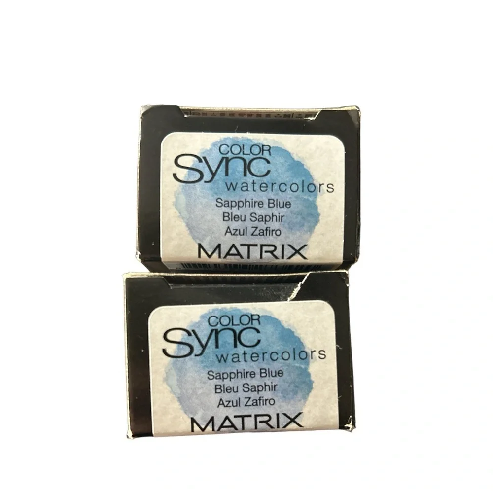 (2x) Matrix Color Sync Watercolors Sapphire Blue 2oz